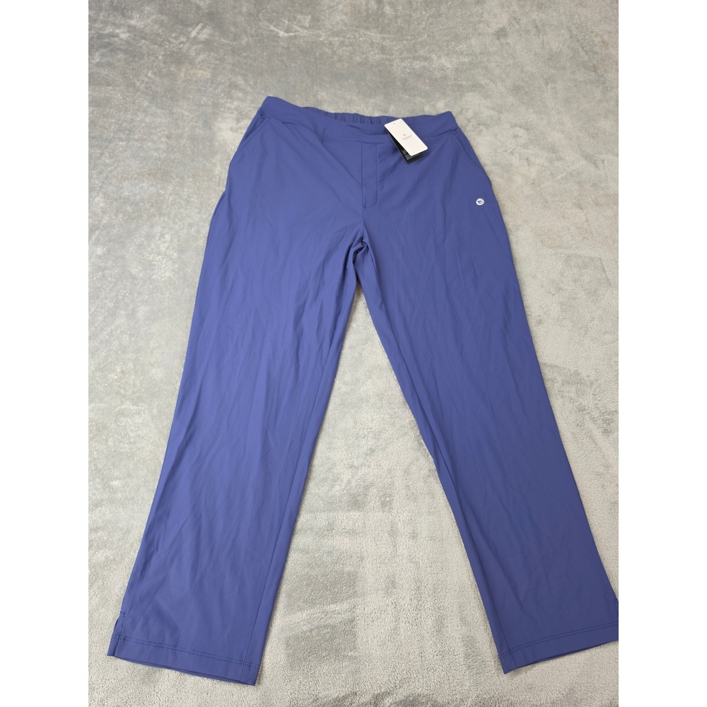 New with tags Baleaf Woman Blue Athletic Hiking Golf Pants Size L Elastic Waist